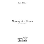 MEMORY OF A DREAM per orchestra d'archi